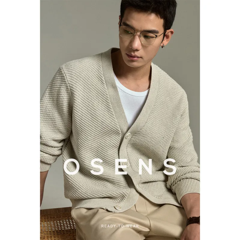 Osens Knitwear Men Pearl Gray-1