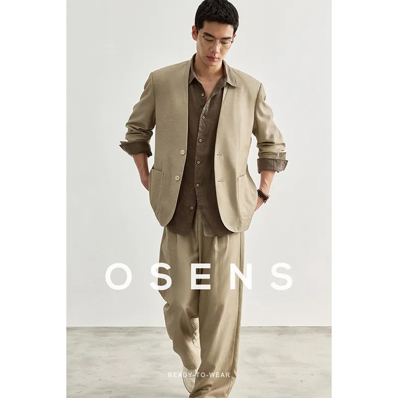 Osens Business Suits Men Tobacco-2