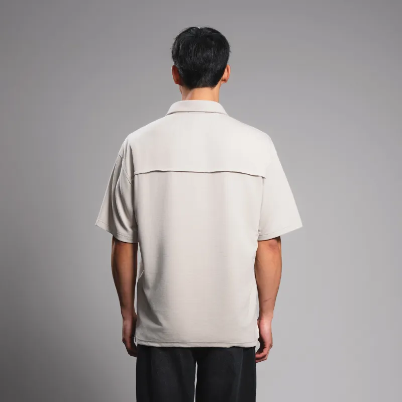 Bodydream Short Sleeve Polo Shirts Men's Greige-0