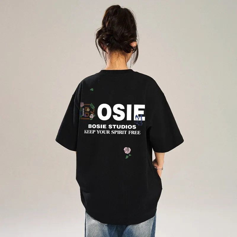 Bosieagender Short Sleeved T Shirts Unisex-7