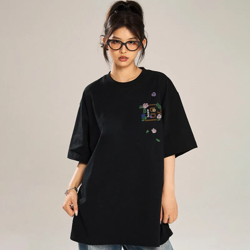 Bosieagender Short Sleeved T Shirts Unisex-5