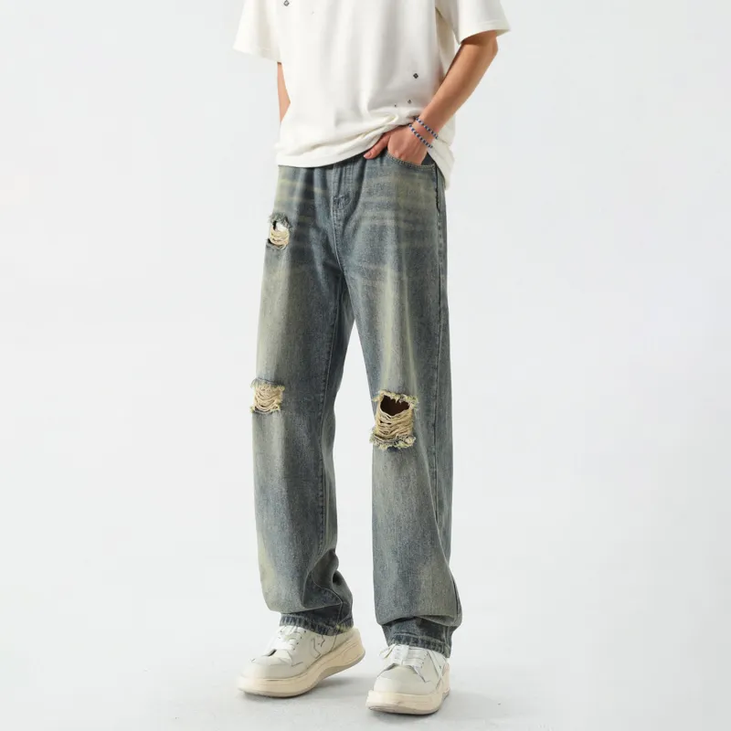 Bosieagender Jeans Unisex Light Blue-1
