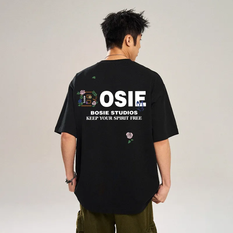 Bosieagender Short Sleeved T Shirts Unisex-3