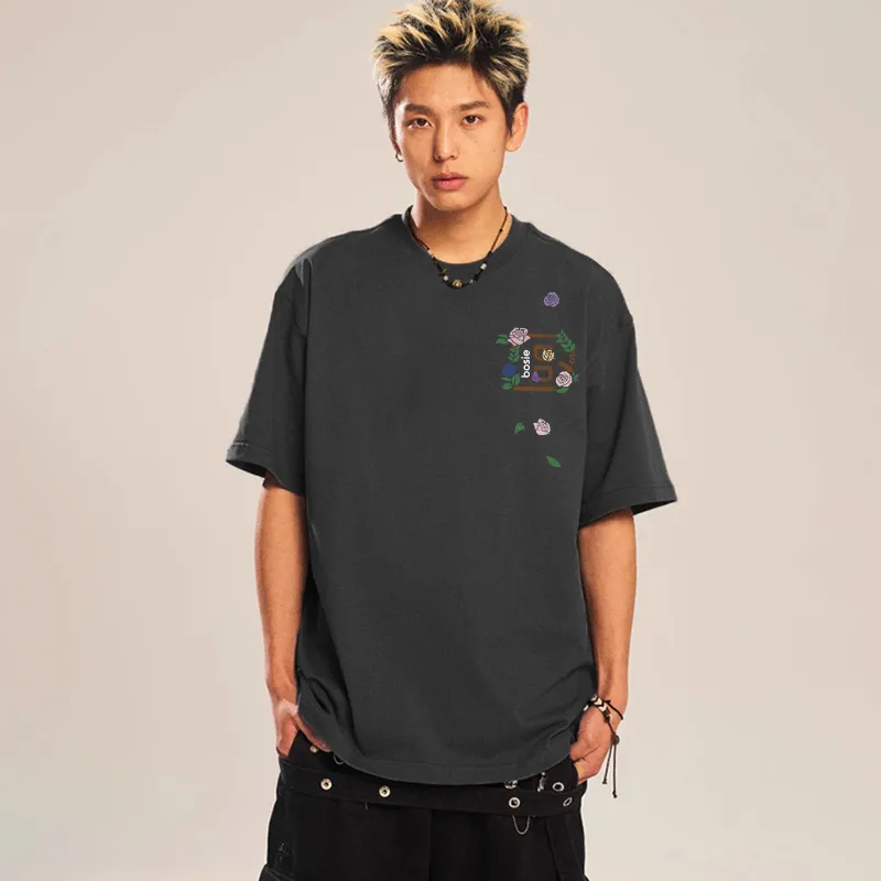 Bosieagender Short Sleeved T Shirts Unisex-24