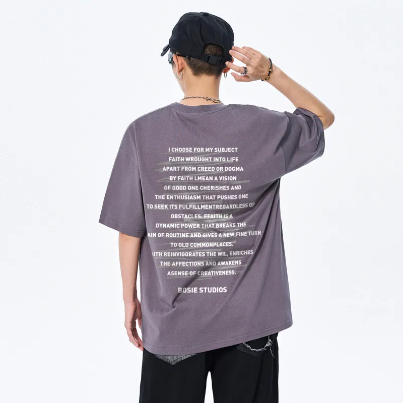 Bosieagender Short Sleeved T Shirts Unisex-6