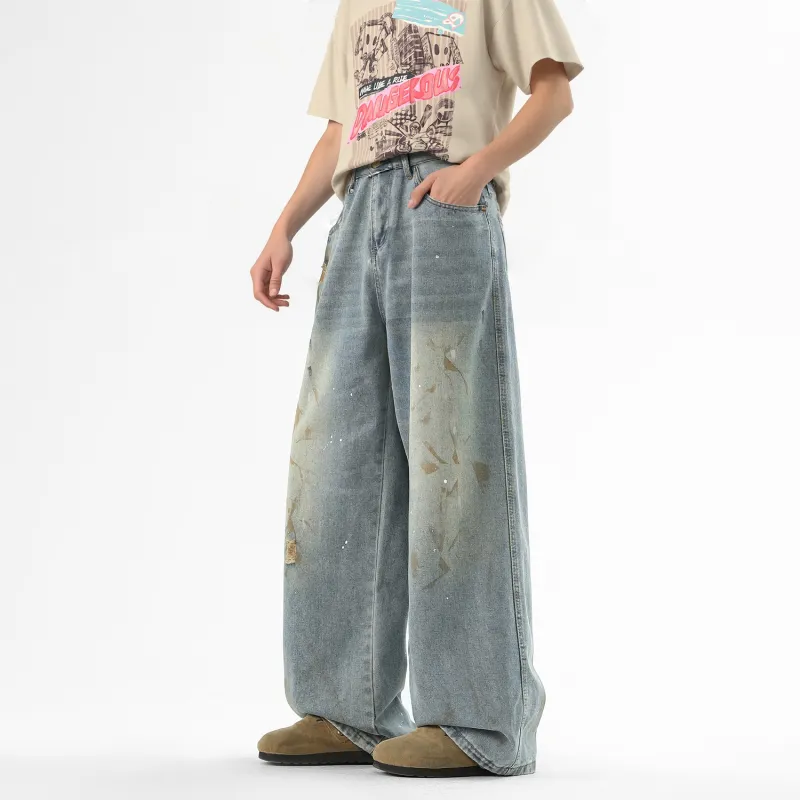 Bosieagender Jeans Unisex Light Blue-2