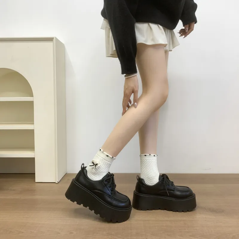 Medd Casual Single Shoes 7 Cm Women's Black-5