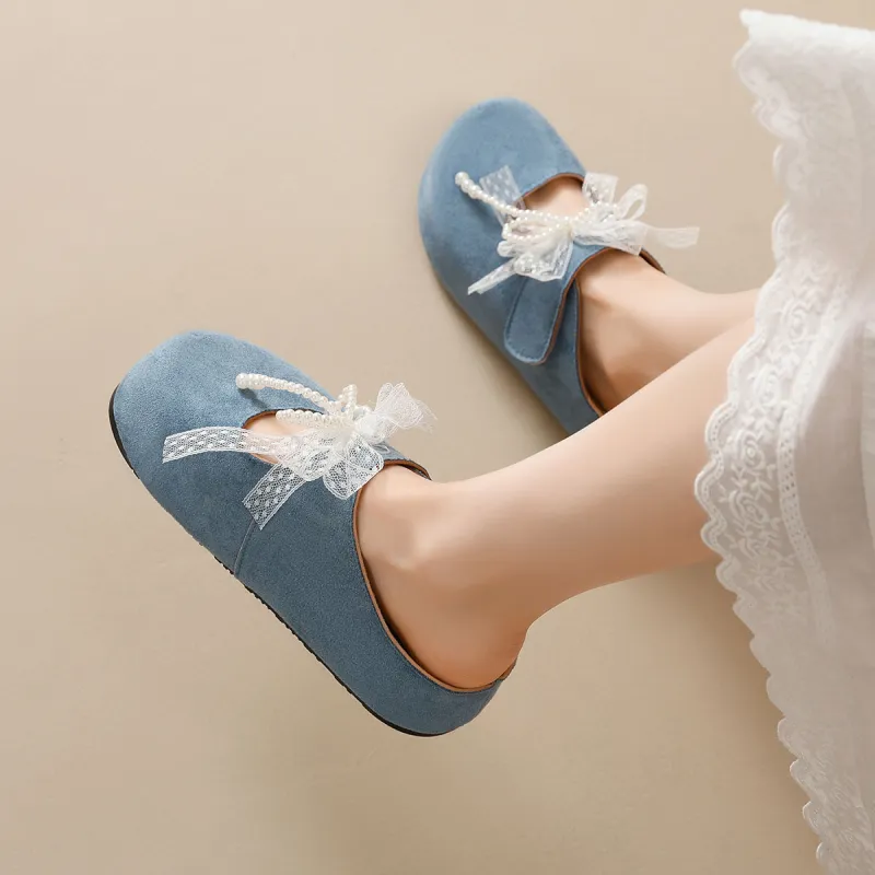Medd Rubber Sole Slip Resistant Closed Toe Slippers Women's-20