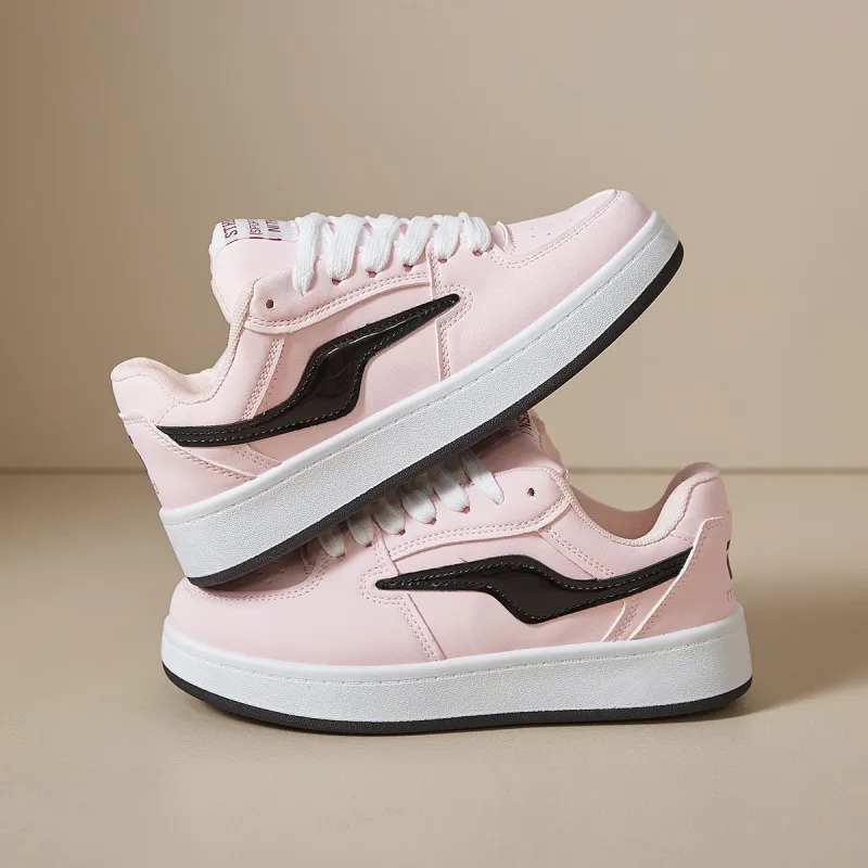 Medd Small White Shoes Anti Slip And Wear Resistant Height Increasing Low Top Skateboard Shoes Women's-22
