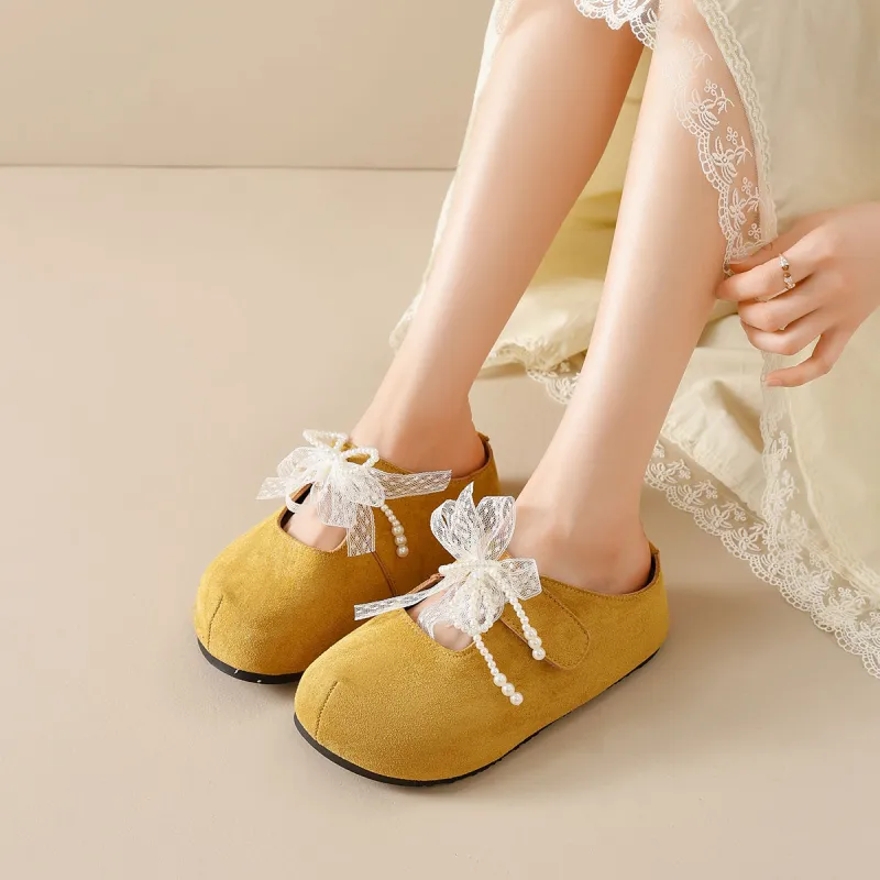Medd Rubber Sole Slip Resistant Closed Toe Slippers Women's-10