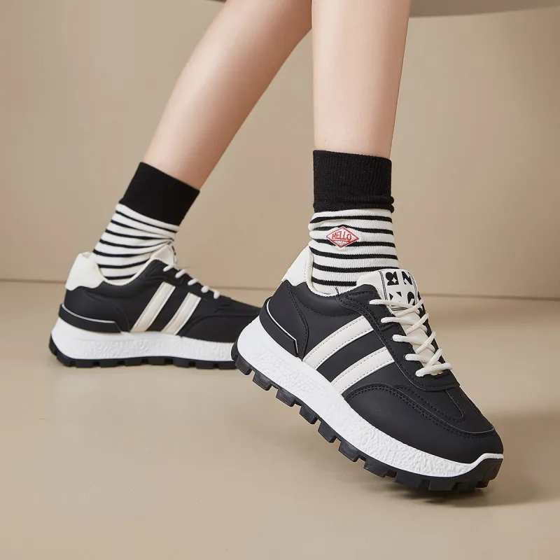 Medd German Army Trainers Thermal Height Increase Low Top Casual Shoes Unisex-10