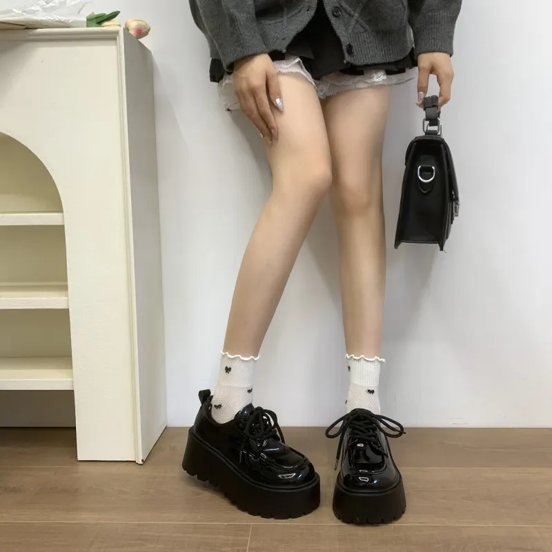 Medd Casual Single Shoes 7 Cm Women's Black-9