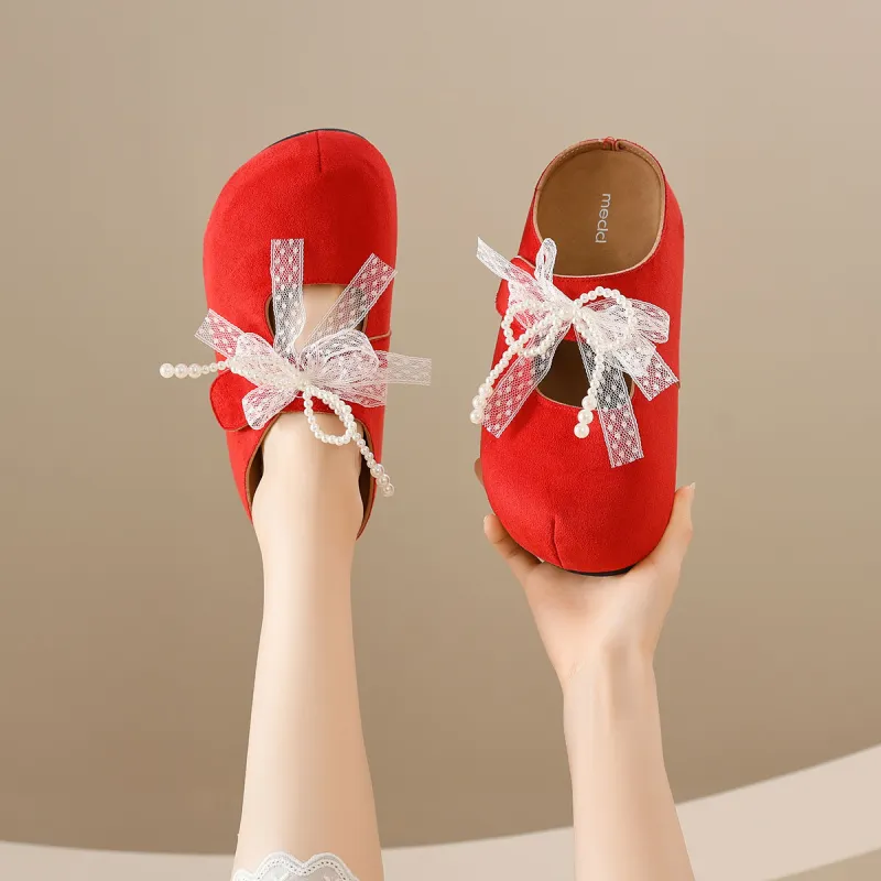 Medd Rubber Sole Slip Resistant Closed Toe Slippers Women's-14