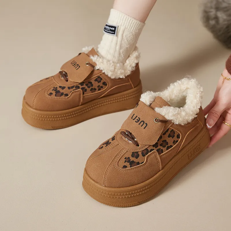 Medd Insulated Shoe Height Increasing Warmth Low-Top Casual Shoes Women's-3