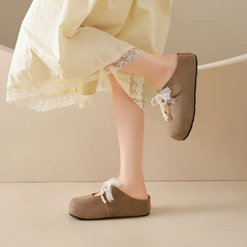 Medd Rubber Sole Slip Resistant Closed Toe Slippers Women's-3
