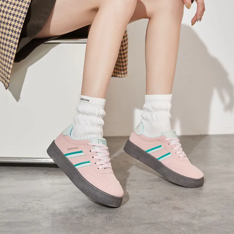 Medd Low-Top Fleece-Lined Comfortable Skateboard Shoes Women's-6