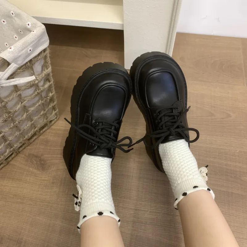 Medd Casual Single Shoes 7 Cm Women's Black-4