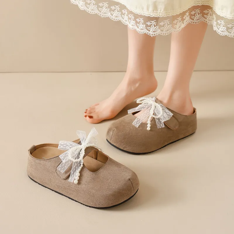 Medd Rubber Sole Slip Resistant Closed Toe Slippers Women's-5