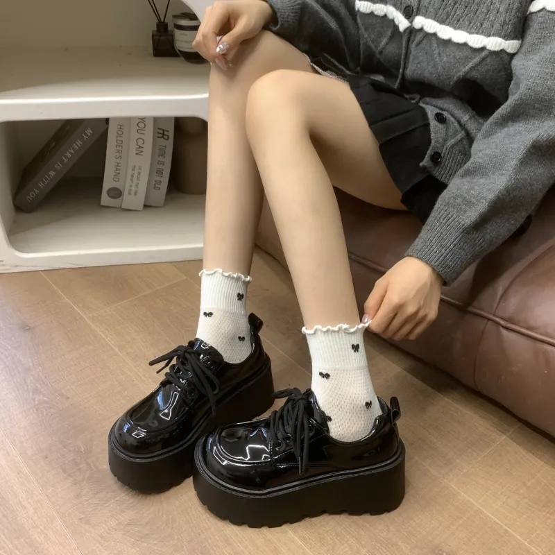 Medd Casual Single Shoes 7 Cm Women's Black-11