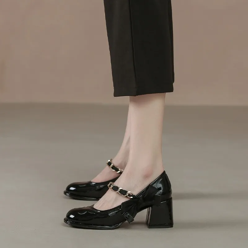 Medd Chunky Heel High Heels 6cm Women's-8