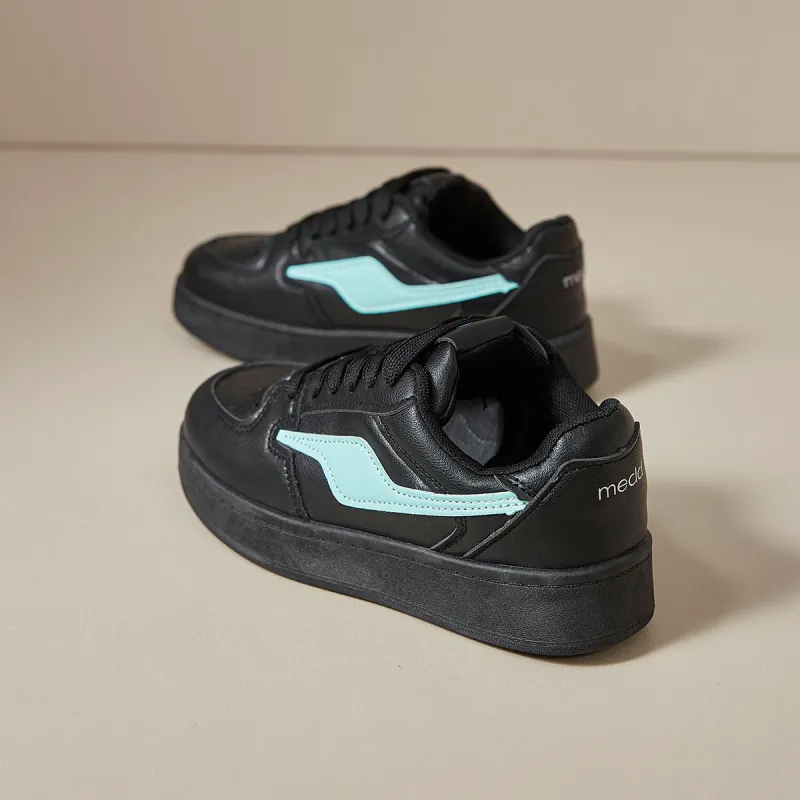 Medd Small White Shoes Anti Slip And Wear Resistant Height Increasing Low Top Skateboard Shoes Women's-15