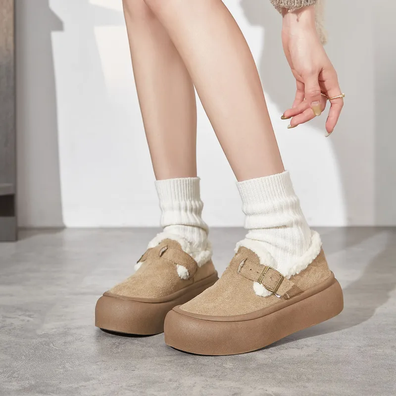Medd Casual Single Shoes Medium Heel Women's-4