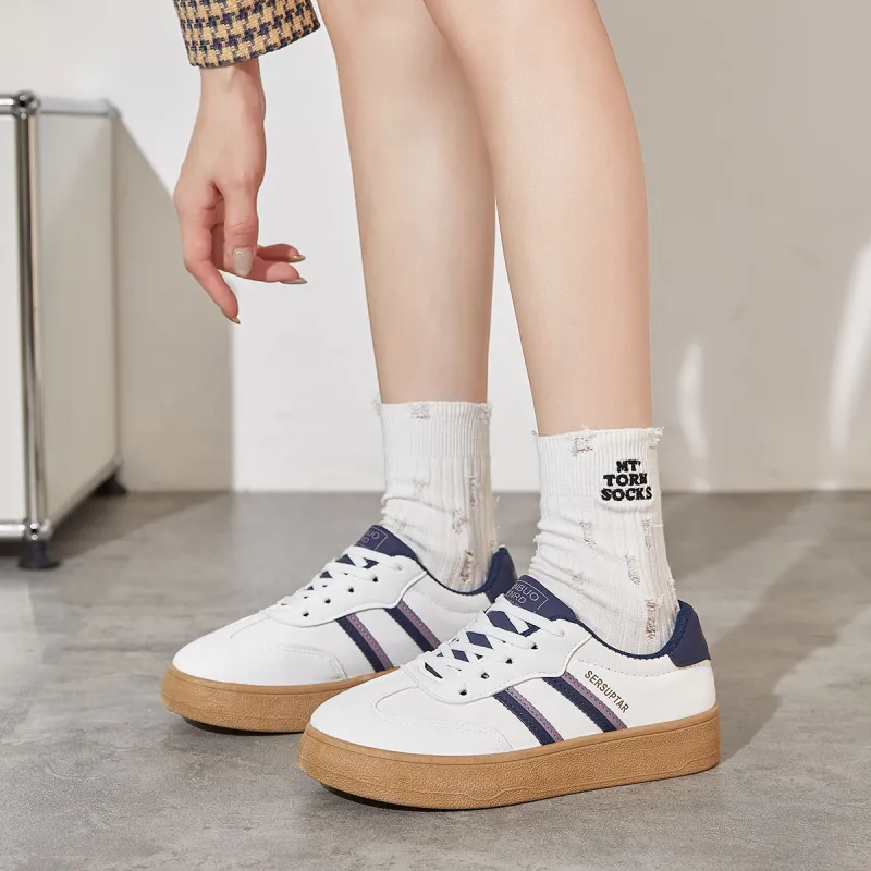 Medd Low-Top Fleece-Lined Comfortable Skateboard Shoes Women's-14