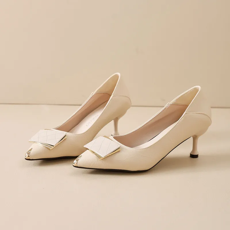 Medd Chunky Heel High Heels Women's-6