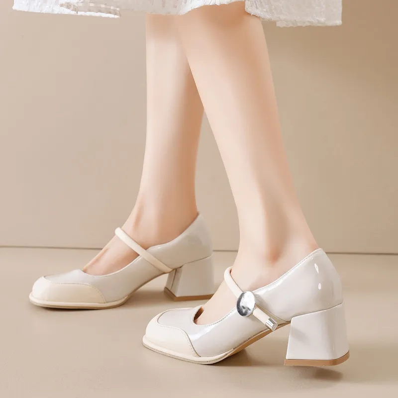 Medd Block Heel High Heels Women's-3