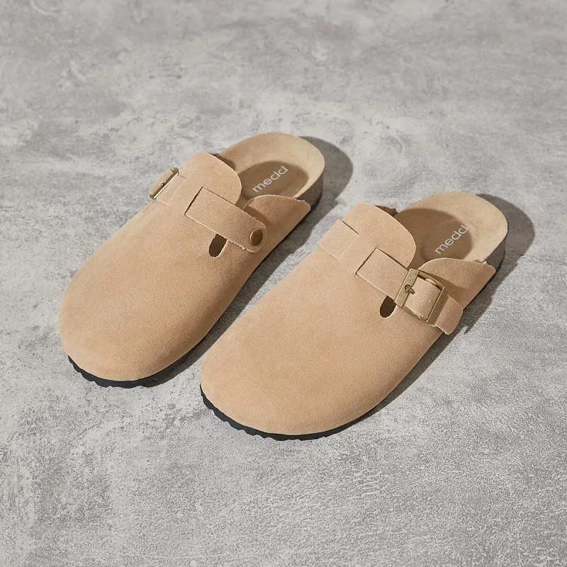Medd Rubber Sole Abrasion Resistant Slip Resistant Closed Toe Slippers Women's-13