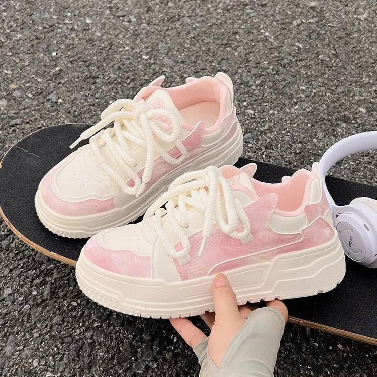 Medd Height Increasing Balance Impact Resistant Support Abrasion Resistant Slip Resistant Low Top Casual Shoes Women's-6