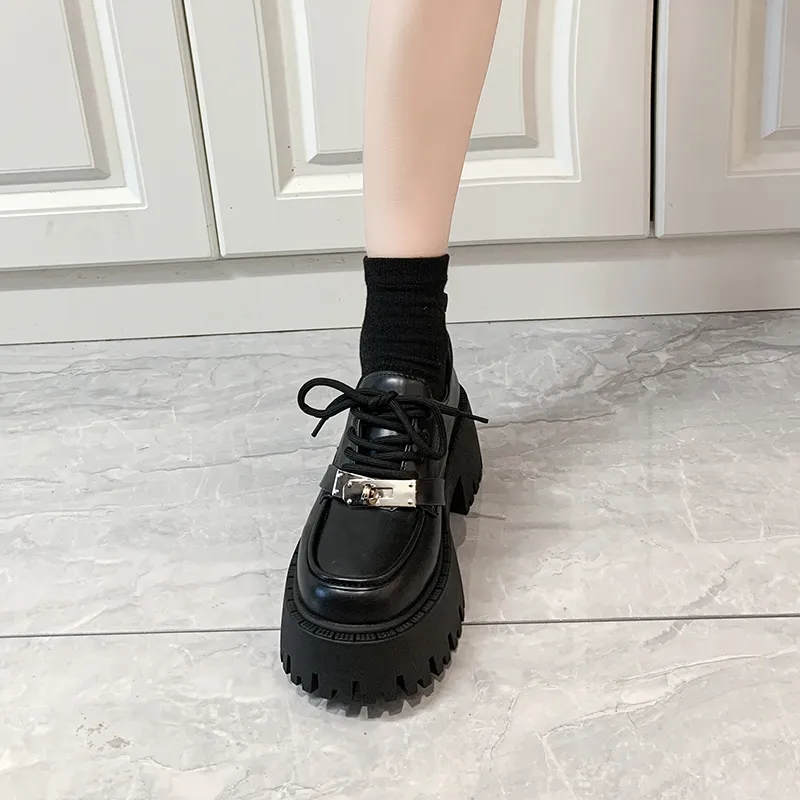 Medd Casual Single Shoes Women's Classic Black-14