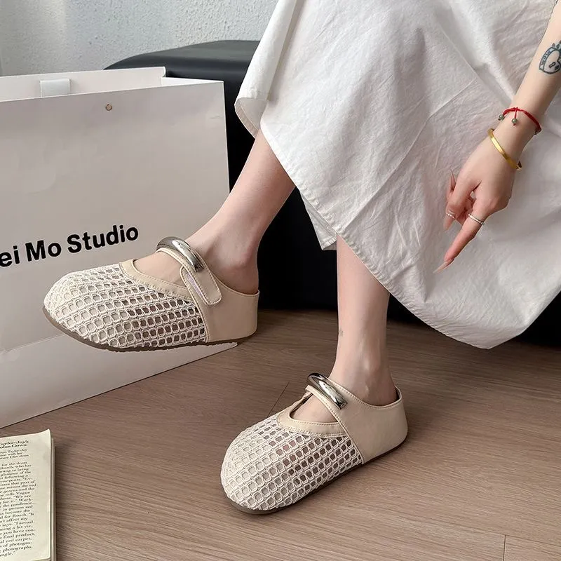 Medd Rubber Sole Slip Resistant Closed Toe Slippers Women's-5
