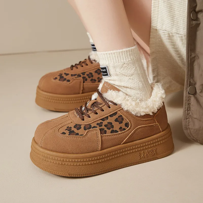 Medd Insulated Shoe Height Increasing Warmth Low-Top Casual Shoes Women's-5