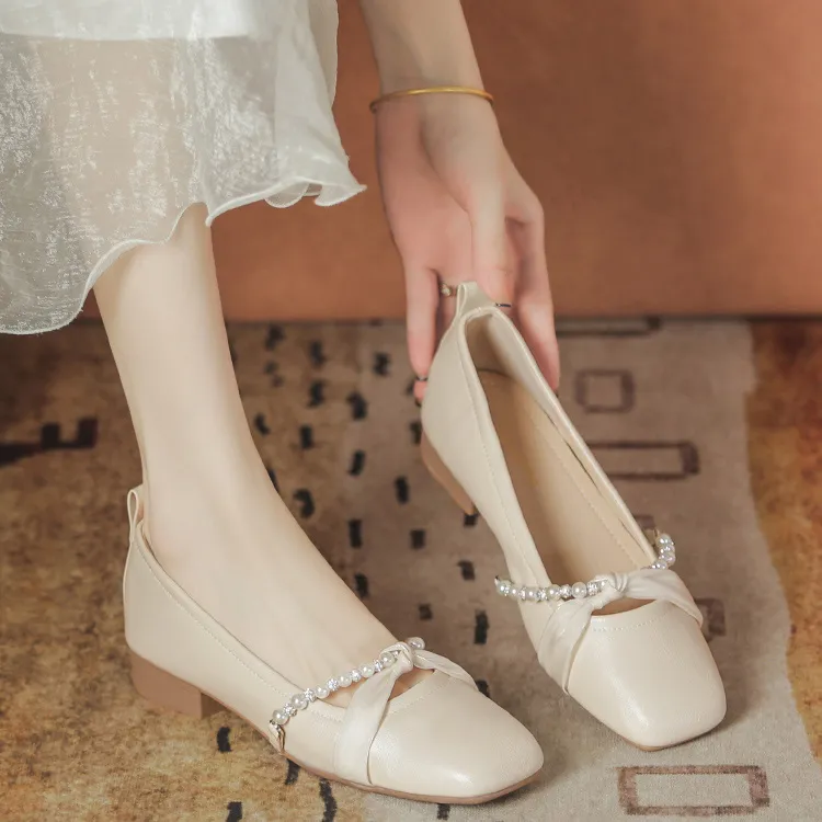 Medd Women's Casual Shoes Style Women's Apricot Single Item-3