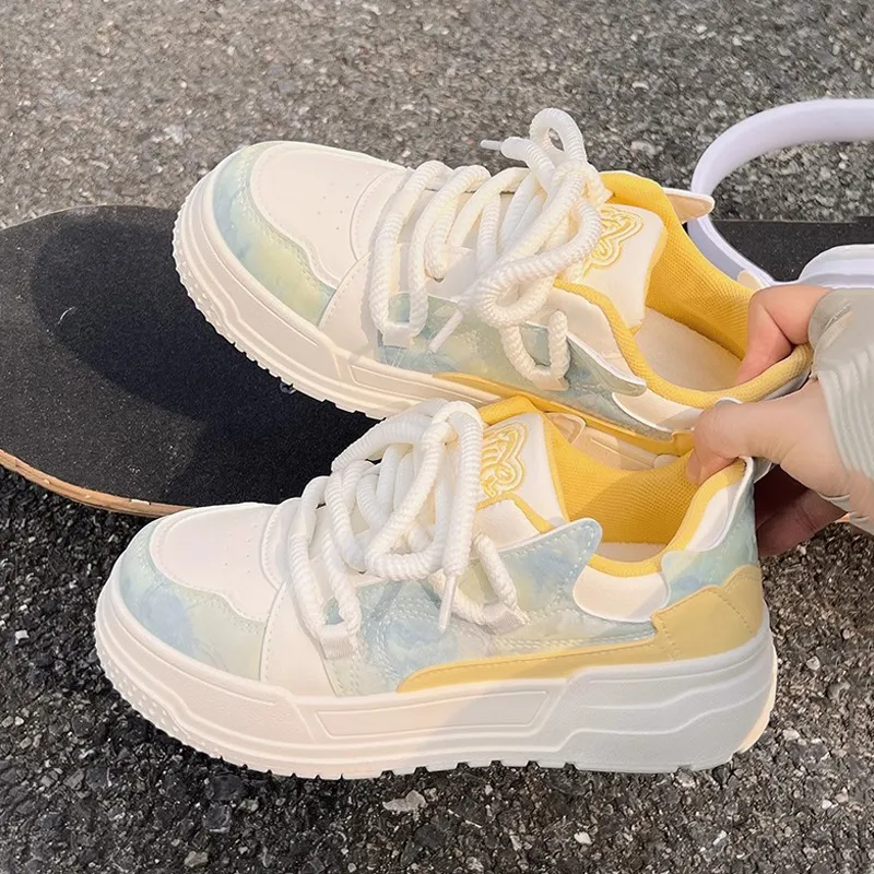 Medd Height Increasing Balance Impact Resistant Support Abrasion Resistant Slip Resistant Low Top Casual Shoes Women's-2