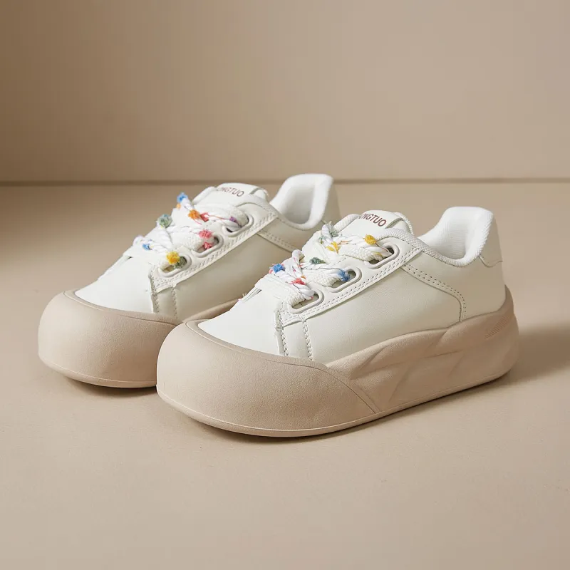 Medd Anti Slip And Wear Resistant Lightweight Low Top Skateboard Shoes Women's-7