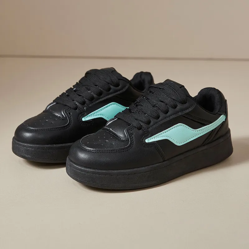Medd Small White Shoes Anti Slip And Wear Resistant Height Increasing Low Top Skateboard Shoes Women's-17