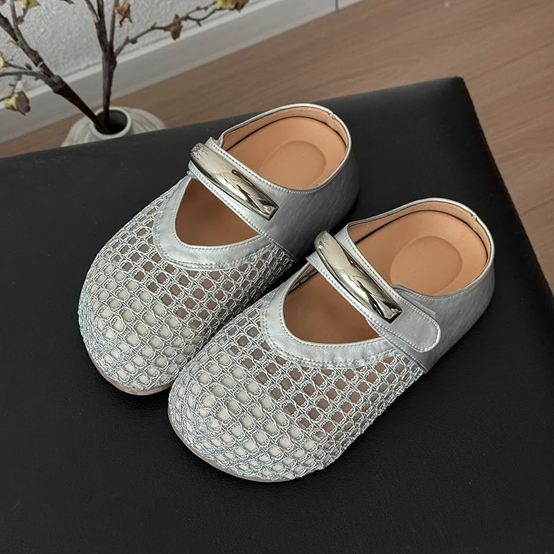 Medd Rubber Sole Slip Resistant Closed Toe Slippers Women's-8