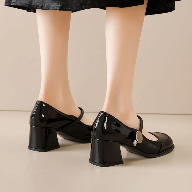 Medd Block Heel High Heels Women's-9