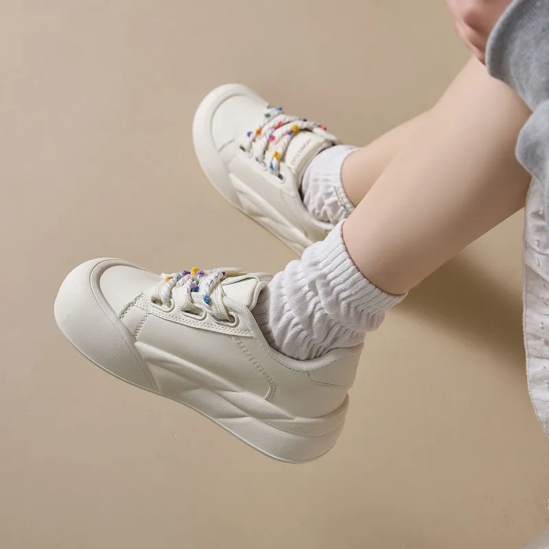 Medd Anti Slip And Wear Resistant Lightweight Low Top Skateboard Shoes Women's-5