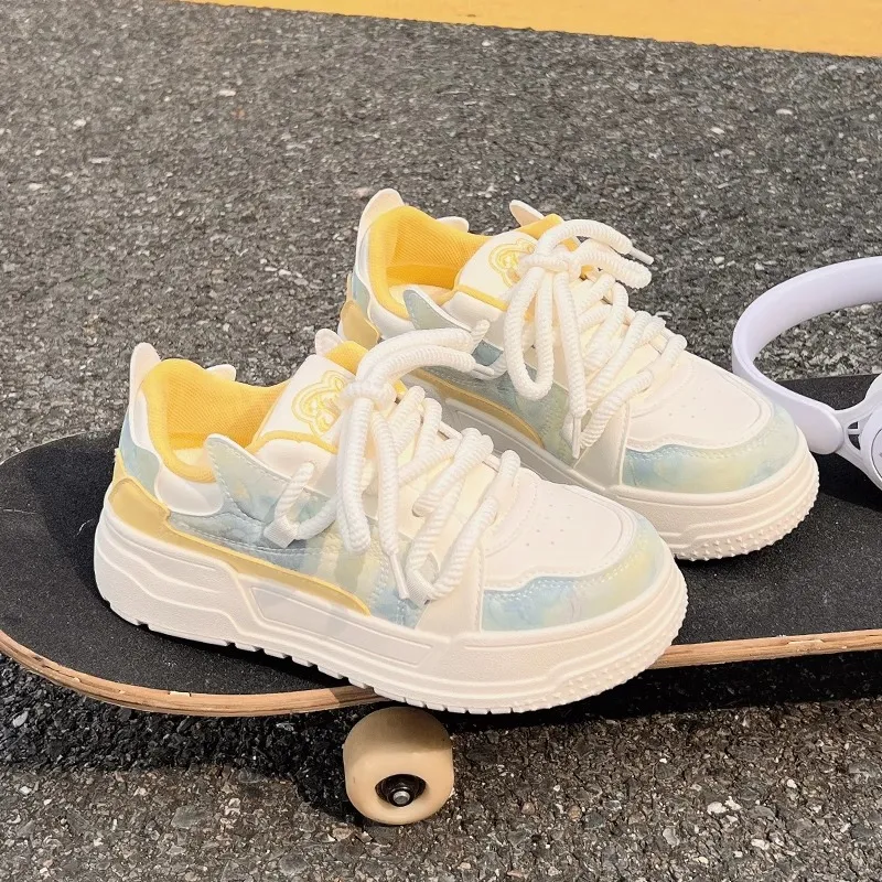 Medd Height Increasing Balance Impact Resistant Support Abrasion Resistant Slip Resistant Low Top Casual Shoes Women's-4