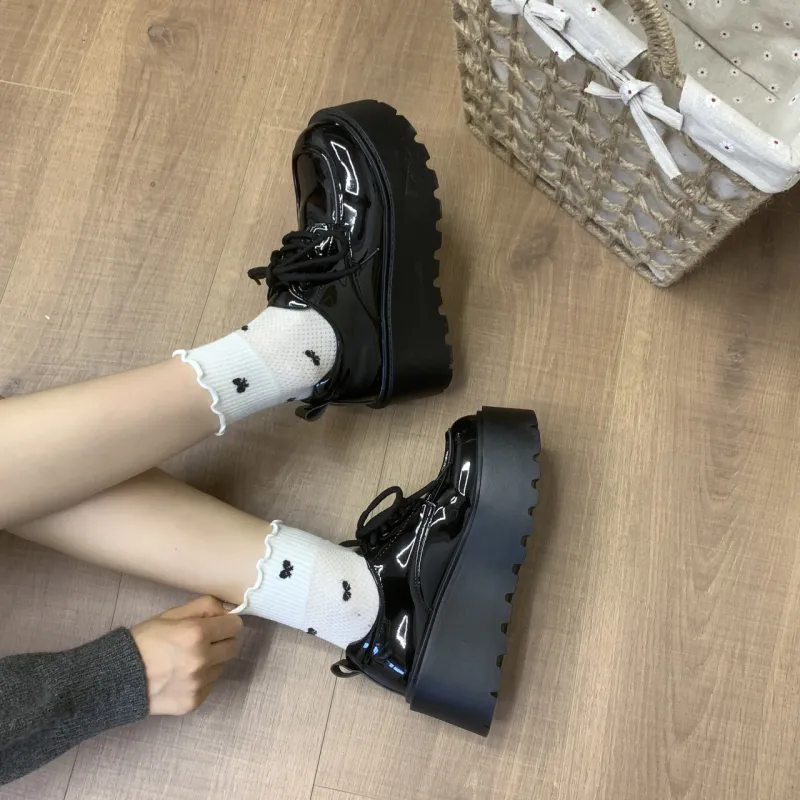 Medd Casual Single Shoes 7 Cm Women's Black-12