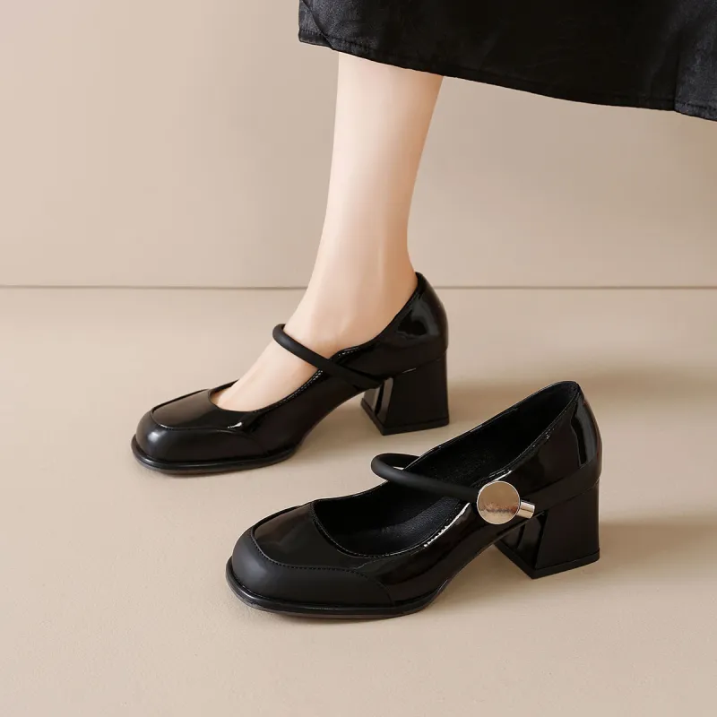 Medd Block Heel High Heels Women's-11