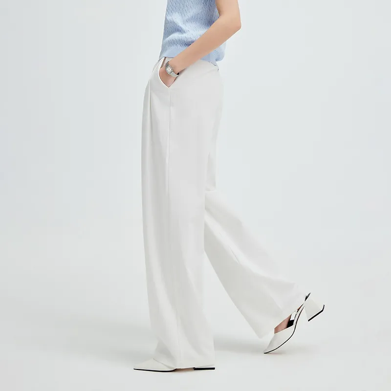 NAVIGARE Casual Pants Women's Tech White-2