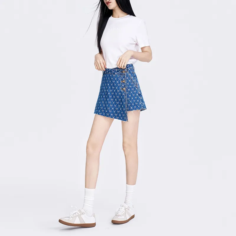 NAVIGARE Denim Shorts Women's Dark Pearl Royal Blue-2
