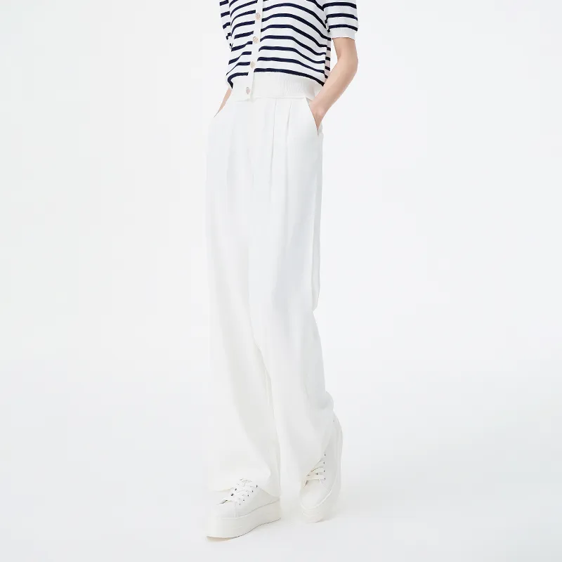 NAVIGARE Casual Pants Women's Tech White-4