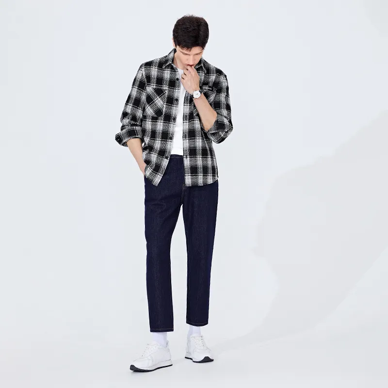 NAVIGARE Shirt Men's Night Black/White-5