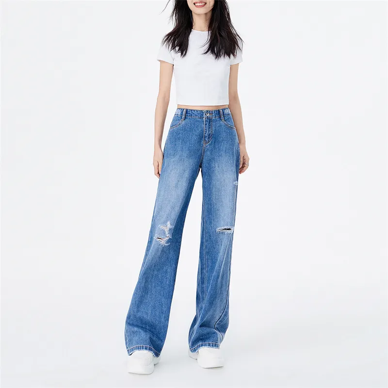 NAVIGARE Jeans Women's Dark Pearl Royal Blue-2
