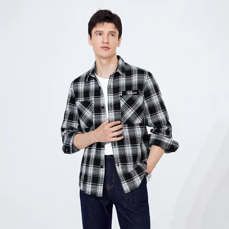 NAVIGARE Shirt Men's Night Black/White-4